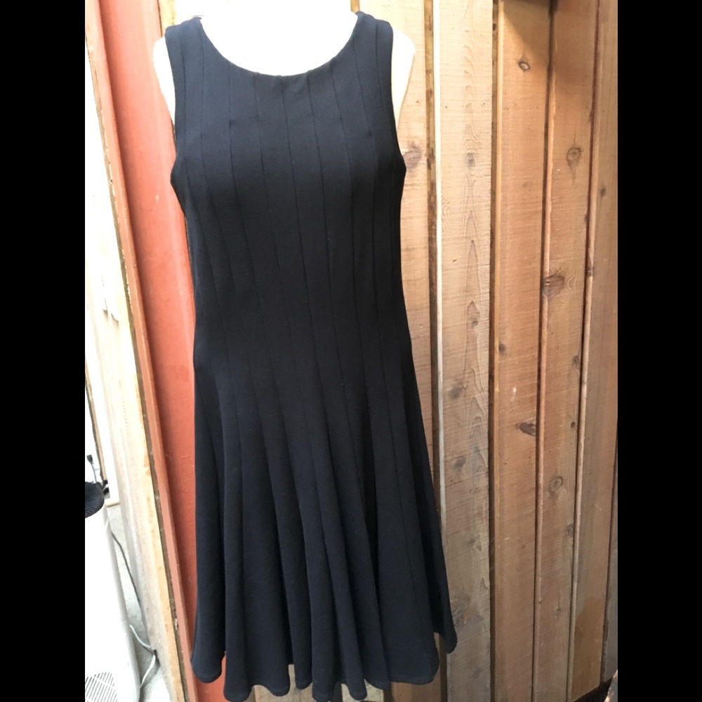 NWT Lovely drapey Joan Vass ponte knit dress!